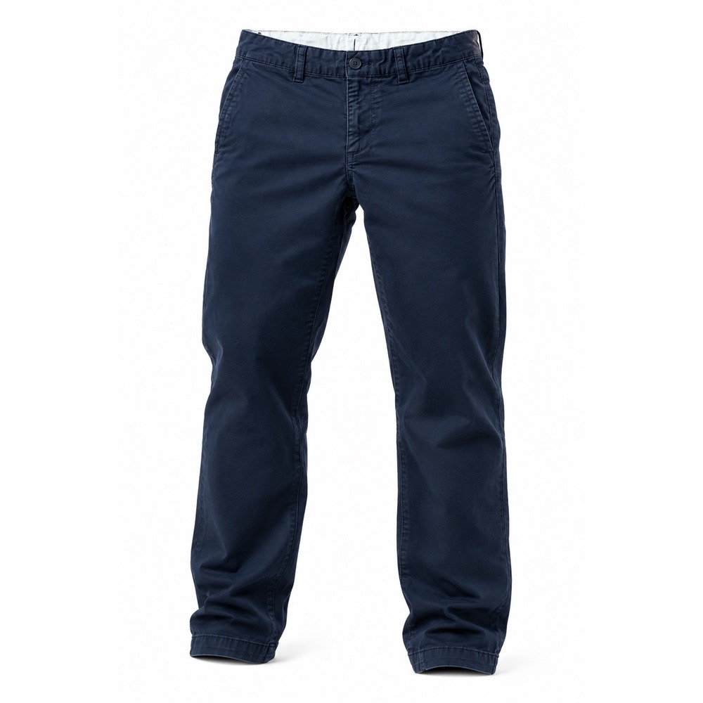 Gap Kids Uniform Lived-In Navy Khakis, 14 Slim